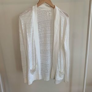 Lou and Grey white pattern cardigan